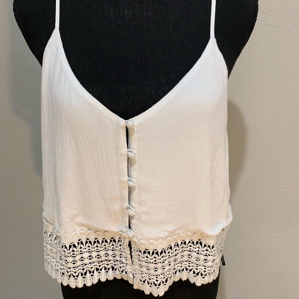 Forever 21 strappy and lace top Sz Large